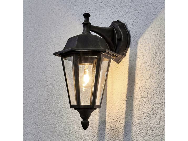 Lamina Außenwandleuchte Rust - Lindby - Balkon - Antik - Glas - Einflammig