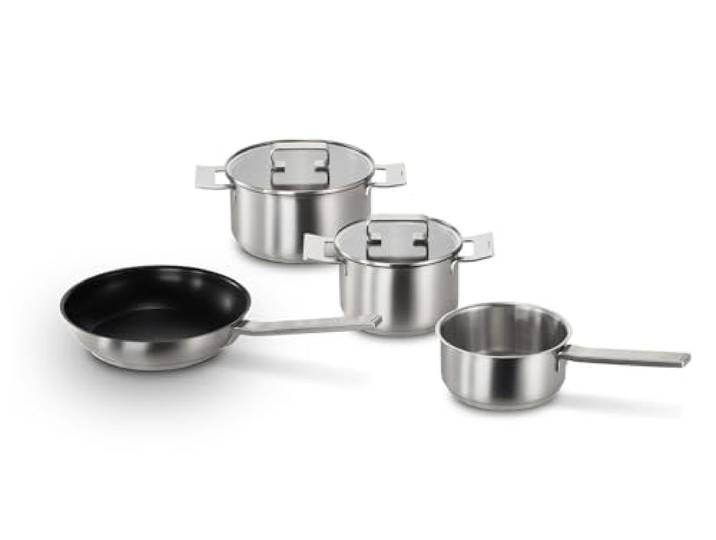 Bosch HEZ9SE040-4-delige kookgereiset, anti-aanbaklaag, roestvrij staal