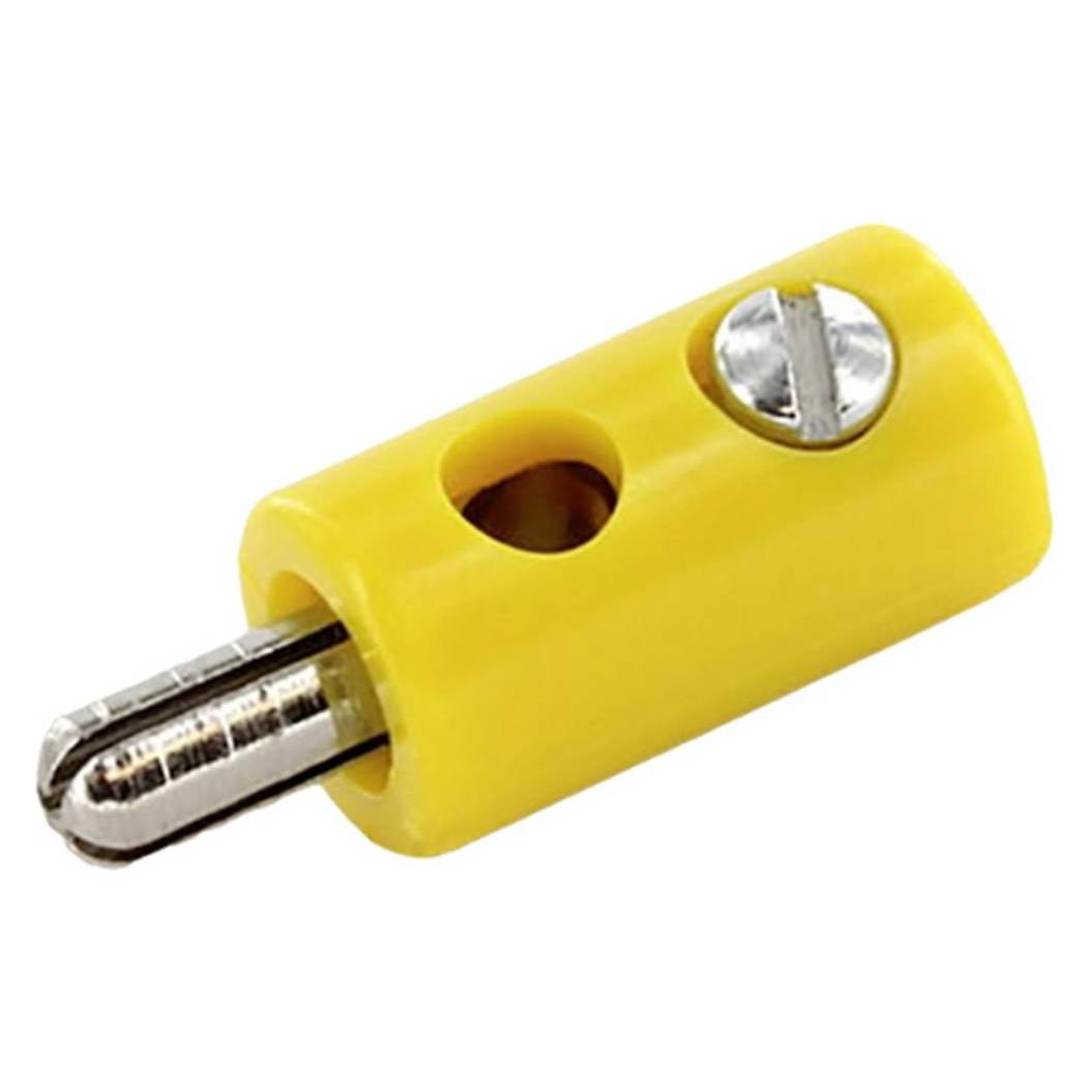 Econ connect HOS25GE Miniatur-Bananenstecker Stecker Stift-Ø: 2.60 mm 1 St. Bul (HOS25GE)