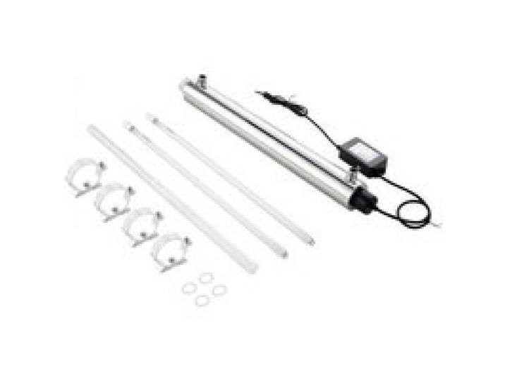 VEVOR UV-Wasserreiniger 27 W 22,7 L/min vielseitiger Ultraviolett-Wasserreinigerfilter mit Edelstahlgehäuse, UV-Wasserfilter für das ganze Haus mit Quarzhülle, geeignet zum Duschen/Trinken/Reinigen