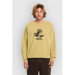 Volcom Lifer Crew Sweater mustard Gr. M