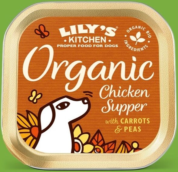Lily's Kitchen Organic Pollo Tarrina para Perros 150 gr
