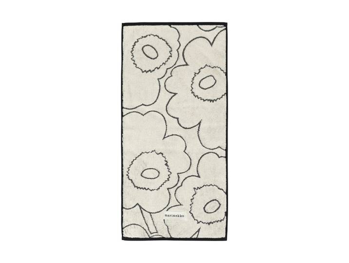 Marimekko Serviette Piirto Unikko 50x100 cm Ivory-black