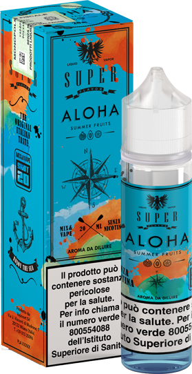 Super Flavor Aloha Liquido Shot 20ml Melograno Papaya Ghiaccio