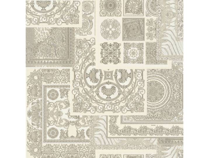 Papier peint intissé Découpage 70 x 1005cm Argenté