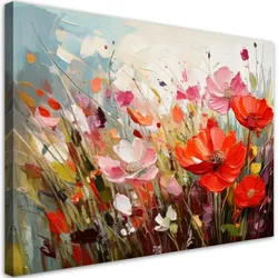 LEINWANDBILD Blumen 120x80cm
