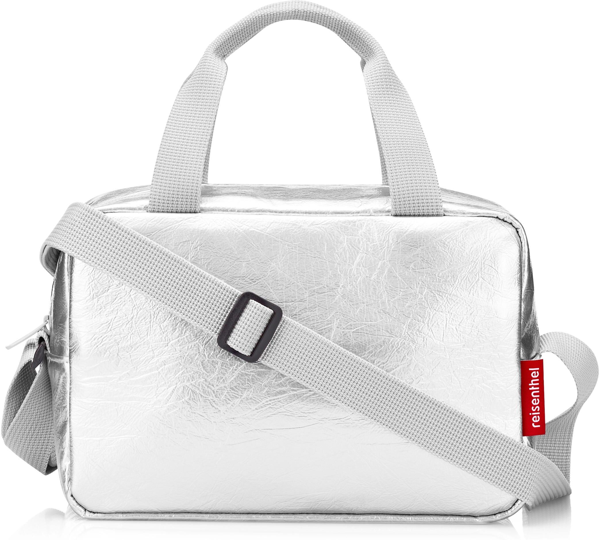 Kühltasche REISENTHEL "Coolerbag to-go", silber (silberfarben), KühlboxenB:23,5cm H:16cm T:12cm, Kühltasche, Kühltasche, B:23,5cm H:16cm T:12cm silberfarben Einheitsgröße