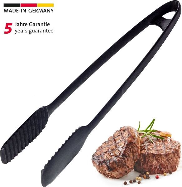 Westmark Stegepincet Bred Gentle, Sort, 33cm