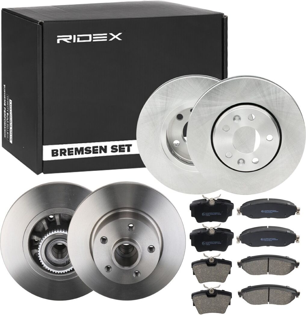 RIDEX 3405B1753 Brake discs and pads set