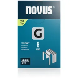novus Tackerklammern Flachdraht 11/8