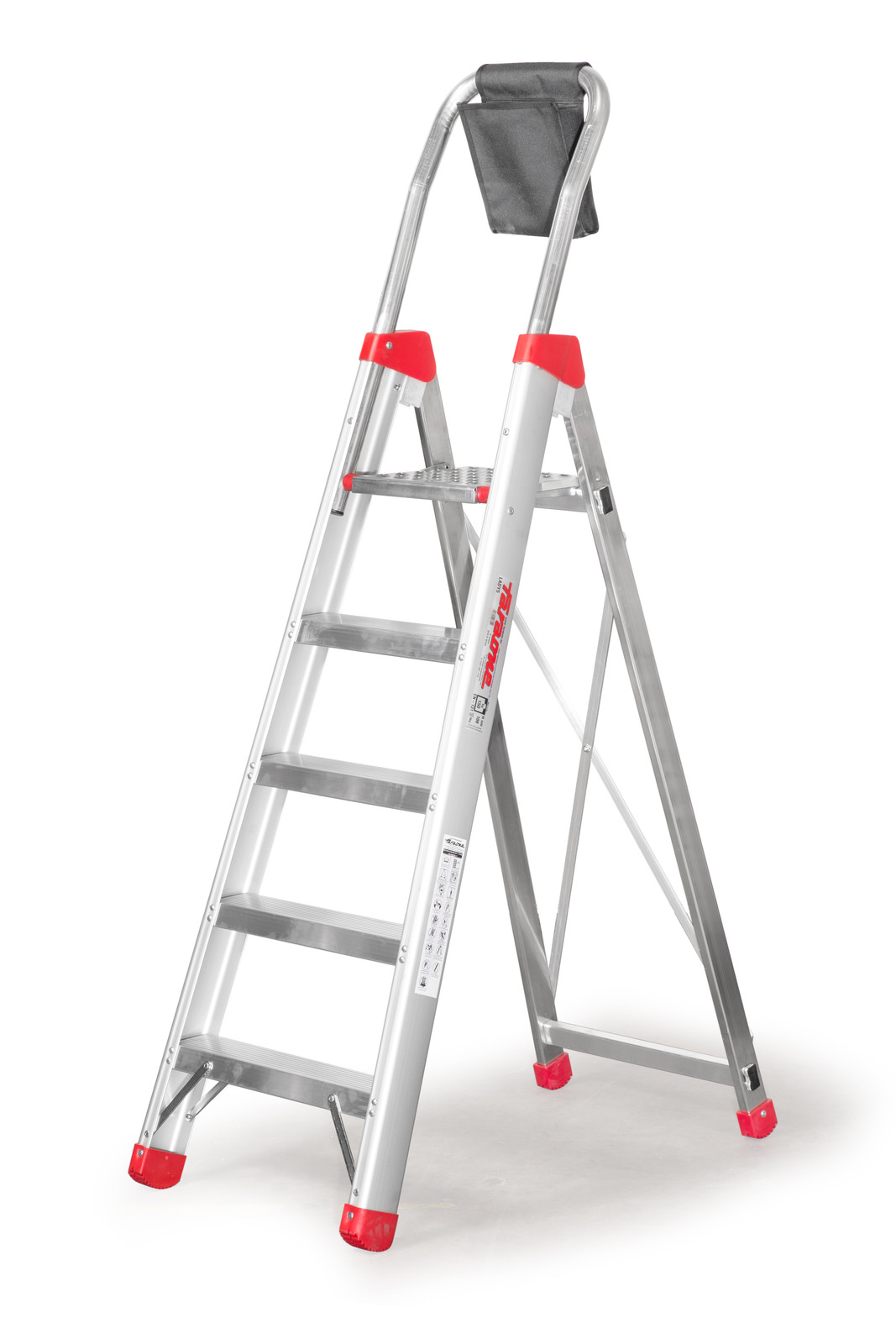 Faraone LADY5 aluminium professionele ladder met 5 treden