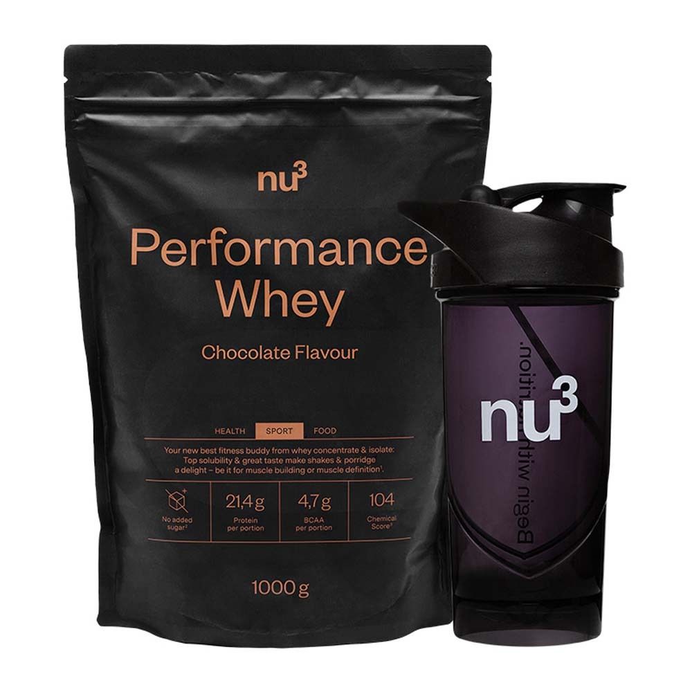 Performance Whey Schokolade + Shaker 1 St Set