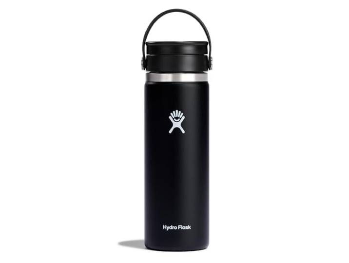 Hydro Flask – Wide Flex Sip Lid Coffee 591 ml (20 oz) – Auslaufsicher, isoliert, passend für Becherhalter – Hält Getränke 24 Std. kalt & 12 Std. heiß - Black