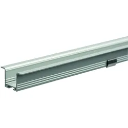Rutec Projekt Einbau-Kragenprofil TKP18/18, tief, für LED Strips bis 1.2cm Breite, Aluminium eloxiert, 200cm RUP-PFD102