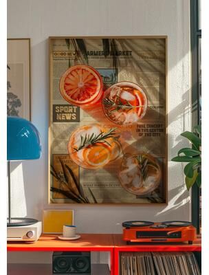 Uplift Picks Green Striped Wine Canvas Print Brings Playful Style To Kitchens Everywhere 09 50x70cm no Frame