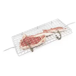 Giemme Spoleto – Drehbarer Grillrost 68 cm aus verchromtem Stahl für Drehspieß