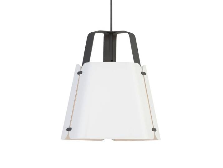 Belid Suspension Fold Ø34 cm Structure Anthracite-blanc
