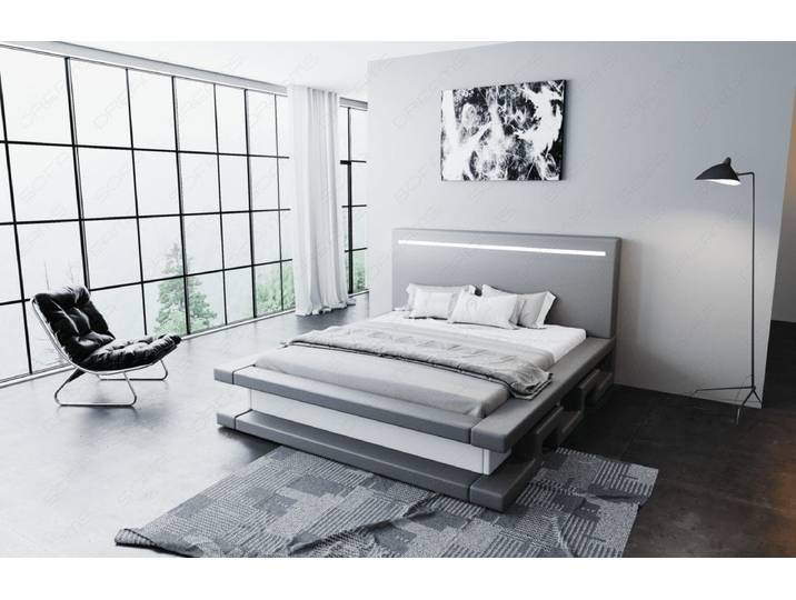 Wasserbett Faenza mit LED und stufigem Design