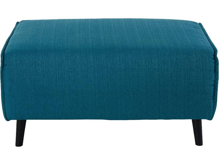 Hocker, Luxus-Microfaser, Petrol, 97×66 cm, Mit Federkern, Modern, Domo-Collection