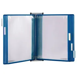 Wandhalterset mit 10 Taschen, blau