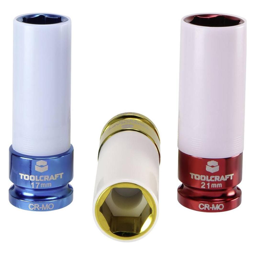 Toolcraft Schlagschrauber-Nuss-Satz, 3-tlg (17 mm, 19 mm, 21 mm) (96029C423a)