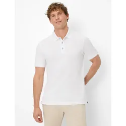 Brax Herren Polo Style PETE white, weiß, Gr. S