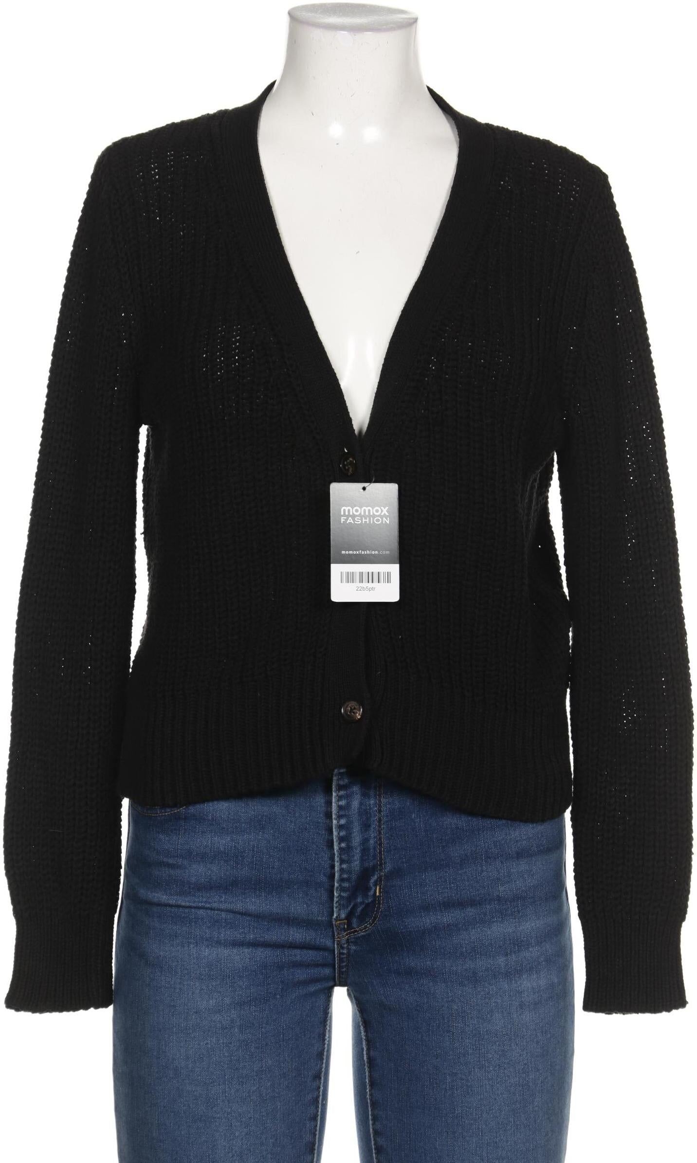Blonde No.8 Damen Strickjacke, Schwarz, Gr. M, kein / Etikett - Second Hand