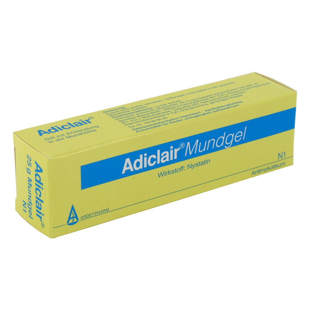 Ardeypharm GmbH Adiclair Nystatin Mundgel 00346365