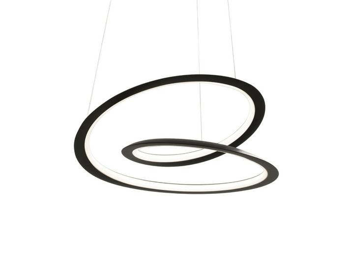 Nemo - Suspension Kepler - Noir - Aluminium extrudé - Designer Arihiro Miyake