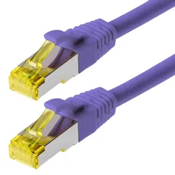 Helos Patchkabel S/FTP Cat 6a lila 20,0m