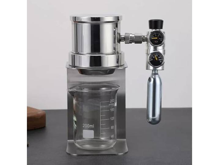 Vituord Pneumatische Espressomaschine, Manuelle Luftdruck-Kaffeemaschine, Mit Manometer, Überdruckventil, Für Zuhause, Camping, Reisen, Gewerbliche Nutzung