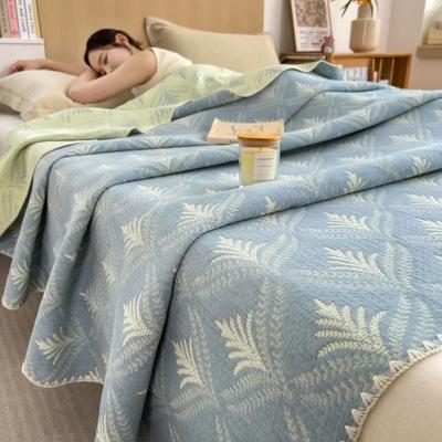 Uplift Picks 3 Layer Cotton Gauze Blanket Lightweight Pure Cotton Throw arctic Blue 150x200cm 1 Pc