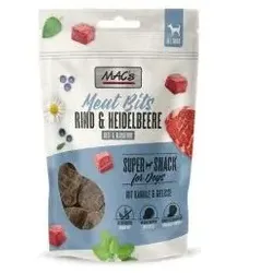 MAC's Meat Bits Hundesnack Meat Bits Rind&Heidelbeer Hundesnack 8x 90 Gramm