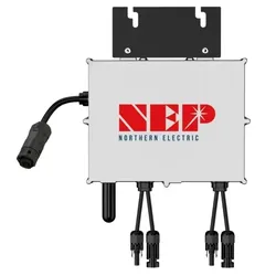 Micro Wechselrichter 800W (600 W Drosselung)  Balkon Solar Anlage mit Wifi NEP BDM 800