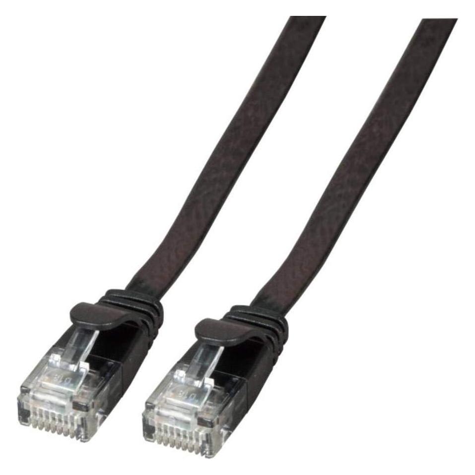 EFB Elektronik Cat. U/UTP Flachpatchkabel (U/UTP, CAT6a, 0.25 m) (K8107SW.0,25)