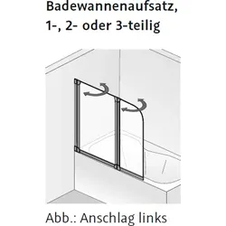 HSK Favorit Badewannenaufsatz 1-teilig 162xxx