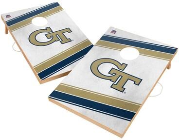 Skip's Garage Georgia Tech Yellow Jackets 2x4 Tailgate Cornhole Boards