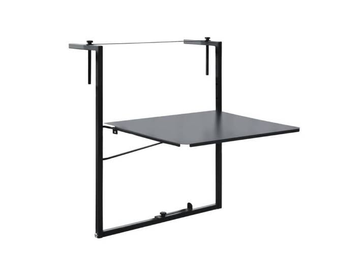 Table de balcon réglable Soléa - 55x45 cm - anthracite