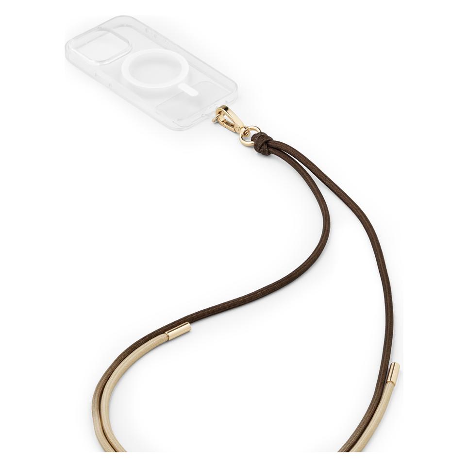 iDeal Of Sweden für alle Cases mit Ladeanschluss mittig Cord Phone Strap Mocha Mousse (IDCDS-640)