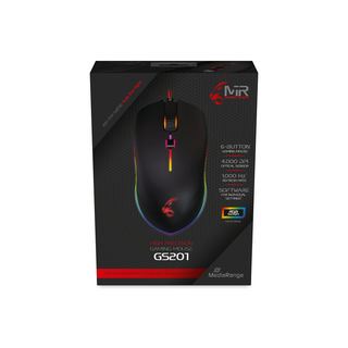 MediaRange GS201 RGB USB schwarz (kabelgebunden)