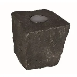 Top Light Stone Basalt Lichtpunkt 12V 8x8x8 cm