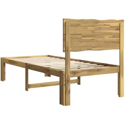 vidaXL, Bett, Holzbett (80 x 200 cm)