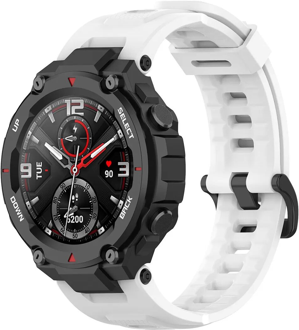 INF Silikon-Uhrenarmband für Amazfit T-Rex Pro Weiß