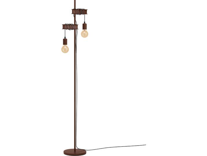 Eglo Stehlampe Townshend 4 Antikbraun Stahl H 169 cm