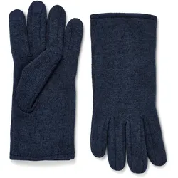 Tchibo - Strickfleece-Handschuhe - Unisex - Gr. 8,5 - dunkelblau