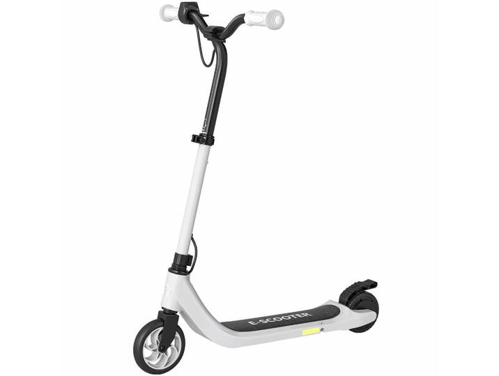 Homcom E-Scooter höhenverstellbarer Elektroroller bis 50kg ab 6 Jahren, Schwarz, Metall, 95 cm, Freizeit & Co, E-Mobilität, E-Bikes