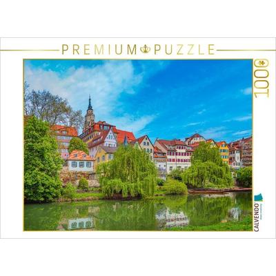CALVENDO Puzzle Neckars Ufer | 1000 Teile Lege-Größe 64x48cm Foto-Puzzle für glückliche Stunden
