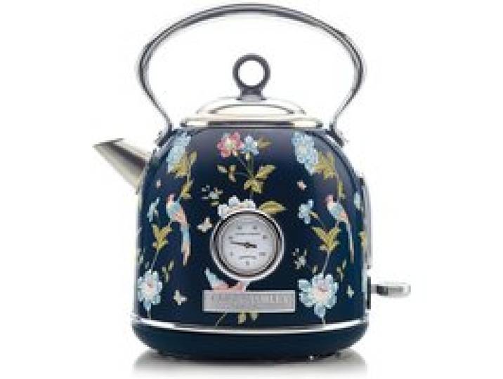 Bouilloire électrique - Laura Ashley - Marine Elveden - 1 7L inox ébullition rapide indicateur thermomètre intégré