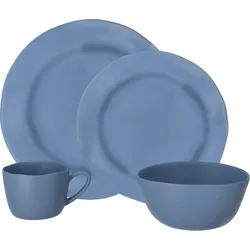 Travellife Soria Melamin Geschirr-Set 16 teilig blau