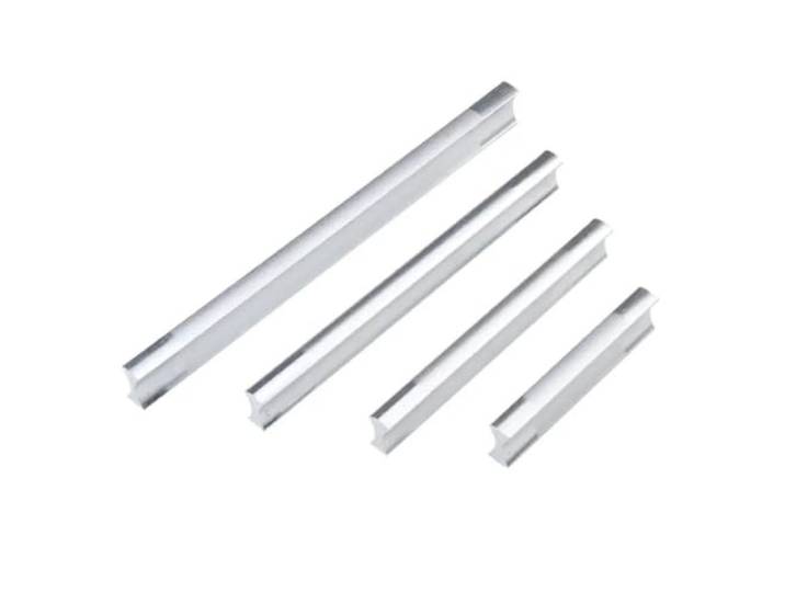 Schranktürgriff 12 Stück Fingergriffe mit langer Stange For Schrank, Kleiderschrank, Küche, Schrank, Schublade, Schrank, Türgriffe, langer Aluminium-Profilgriff(192MM Two-tone)